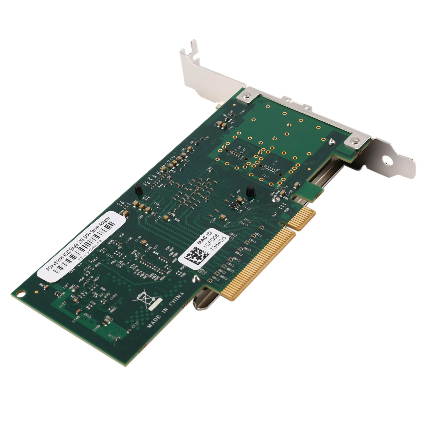 PCI-E X8 10-гигабитная волоконная сетевая карта PCIe 10GbE SFP + Серверная 82599EN | Компьютеры и