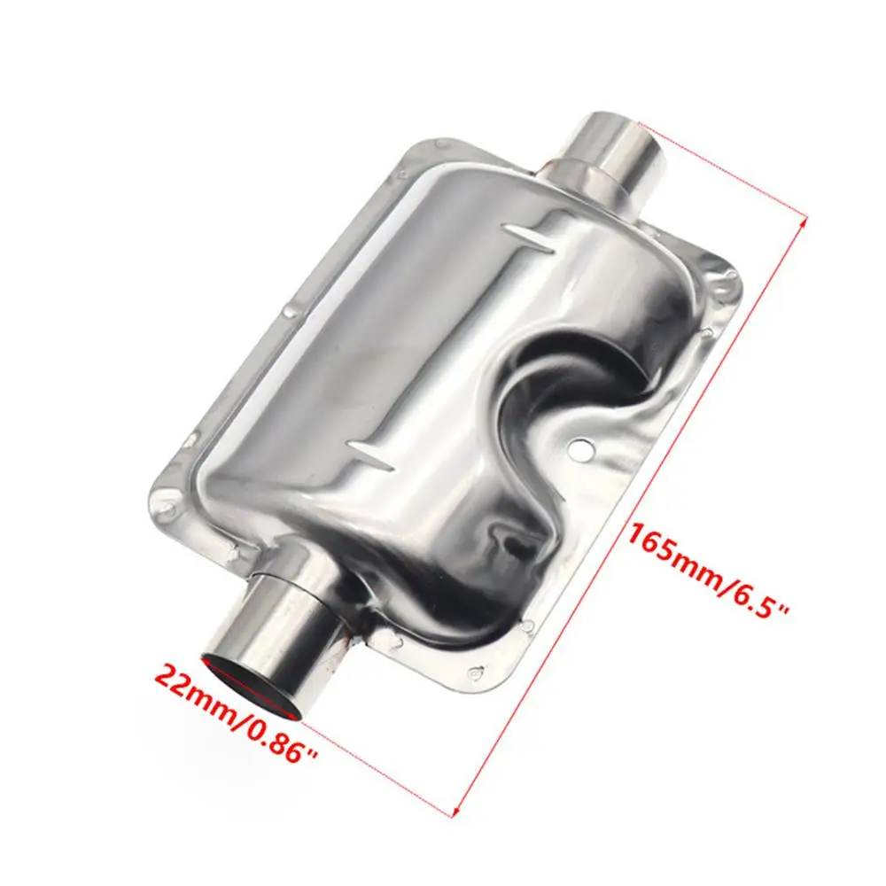 

Portable Pipe Silencer Exhaust Muffler 22mm Clamps Bracket for Car Heater Parking Air Diesel Heater