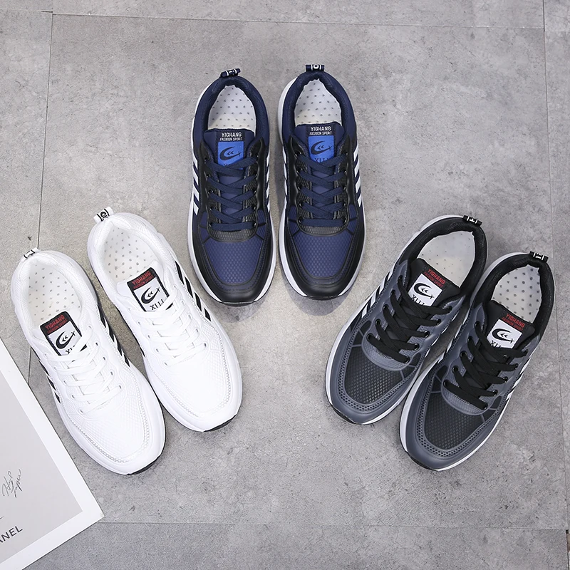 Men's Sneakers Mesh Breathable Men's Running Shoes Trend Man Casual Sneakers for Men Lace Up Outdoor Jogging Trekking Shoes