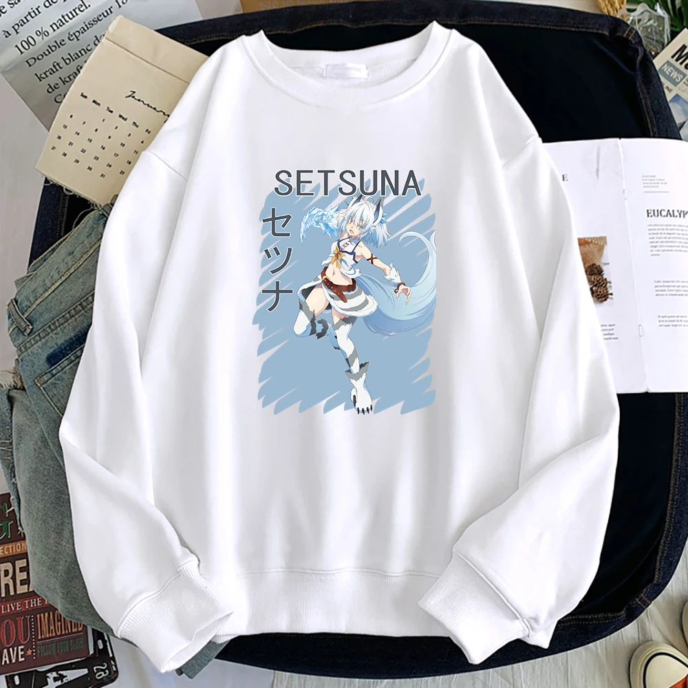 

Redo of Healer Setsuna Kawaii Streetwear Women Men Casual Loose Hoodies Simple Sports Hoody Harajuku Hip Hop Male Sweatshirts