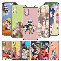 hot anime naruto team for samsung galaxy a52s a72 a71 a52 a51 a12 a32 a21s 4g 5g fundas soft black phone case capa coque cover