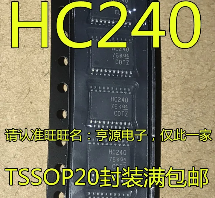 

Новый и оригинальный корпус HC240 74HC240 SN74HC240PWR 74HC240PW TSSOP20, 10 шт.