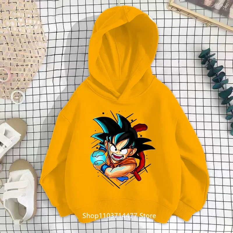 Толстовка унисекс DokiDoki-SR Goku с принтом овощей для детей толстовка капюшоном Dragon Ball