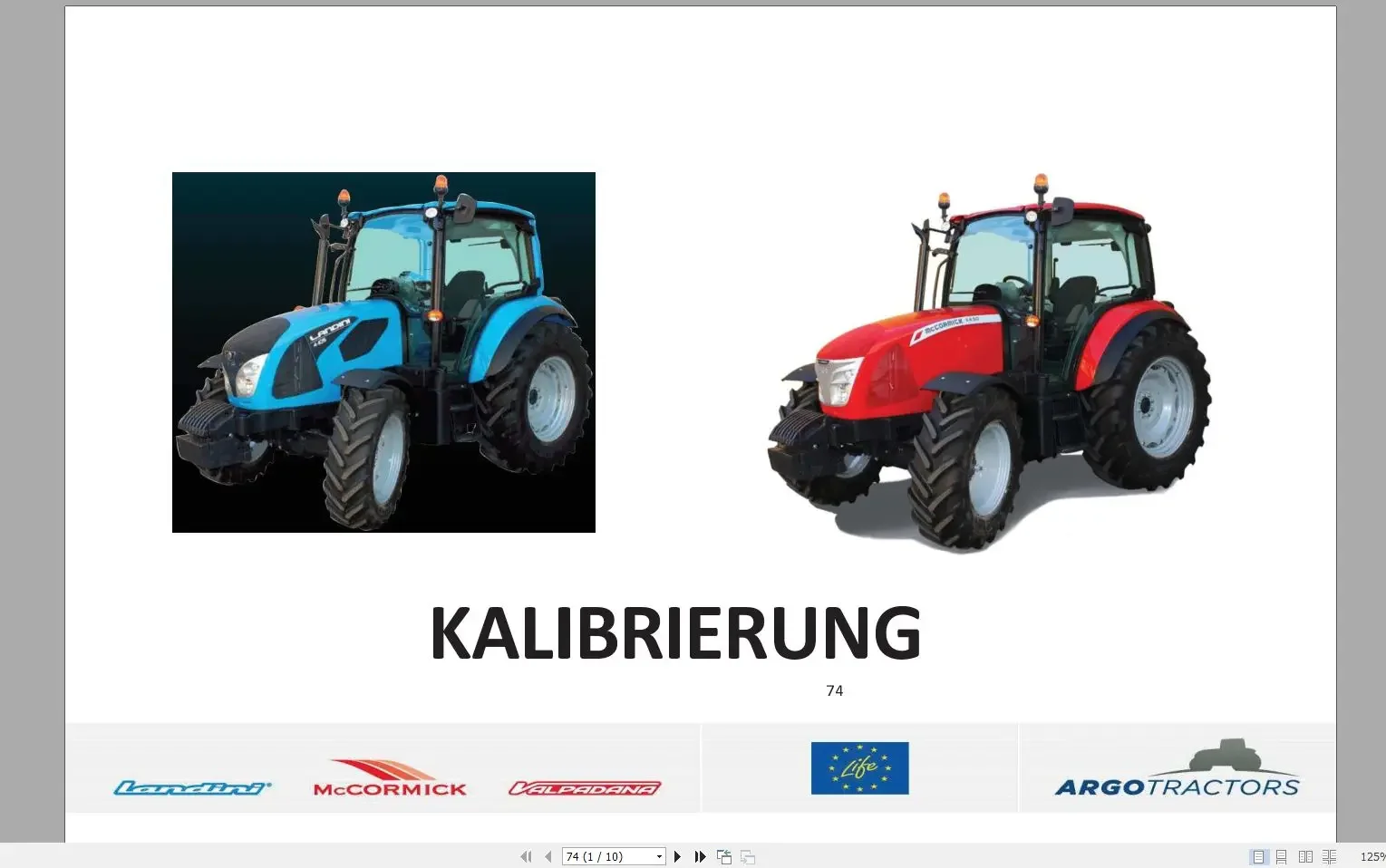 Фото AutoDVD2 Трактор McCormick 13,1 ГБ PDF Немецкий язык DE Учебные пособия Оператор и руководства по обслуживанию №3
