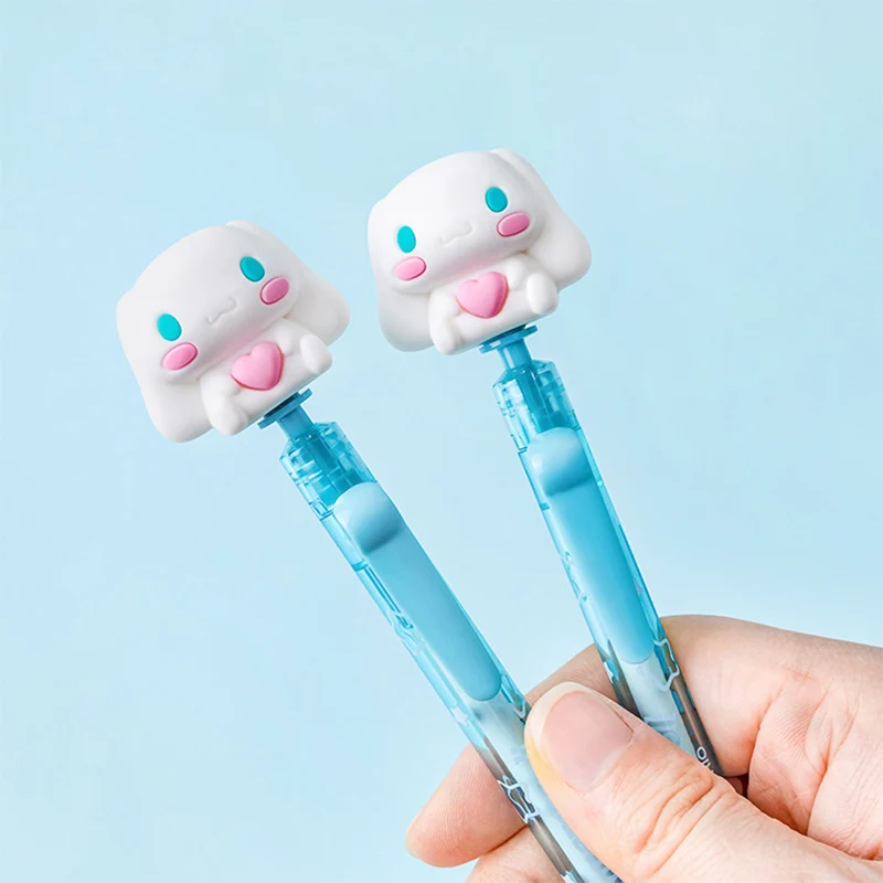 

36 шт. мультяшный милый Sanrio Cinnamoroll ручка с боковым прессом нейтральная ручка студенческий инструмент для письма