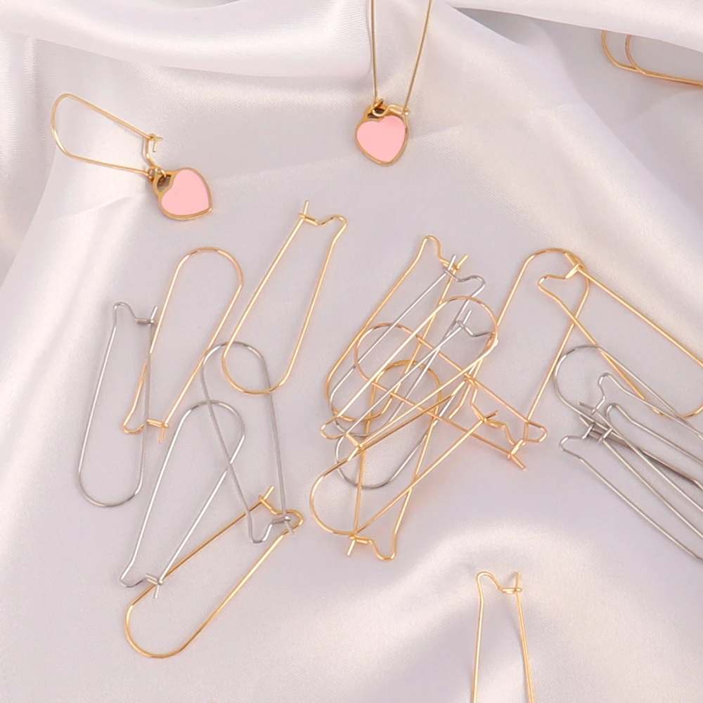 Петли для французских сережек из нержавеющей стали 316 20 шт. петли изготовления