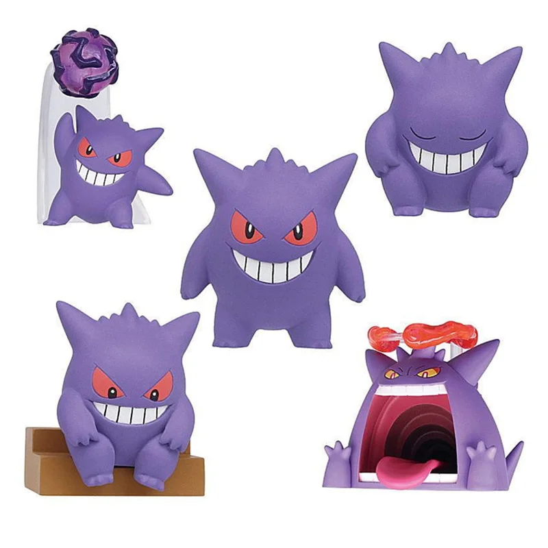 

Фигурки героев Аниме Pokemon Gengar Gashapon, модель, безделушка, подлинные фигурки аниме, коллекция, хобби, подарки, игрушки