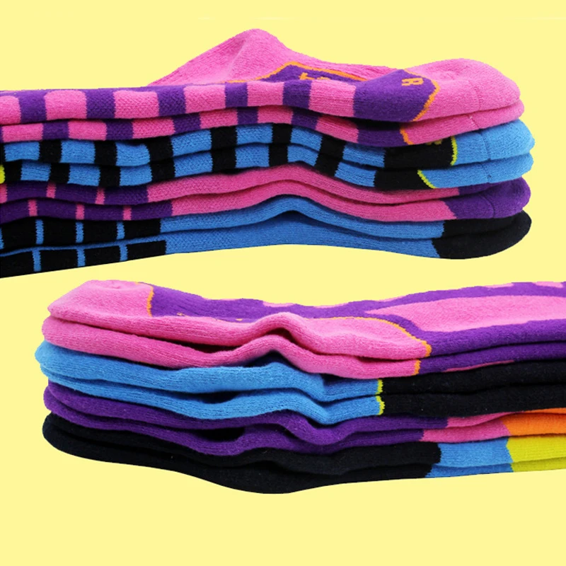 Winter Thicken Ski Socks For Children Adult Outdoor Skate Sports Family Warm Bottom Cotton Socks Universal Hiking Traveling