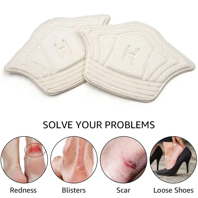 12Pcs Insoles Patch Heel Pad for Sport Shoes Adjustable Size Antiwear Feet Pad Cushion Insert Insole Heel Protector Back Sticker