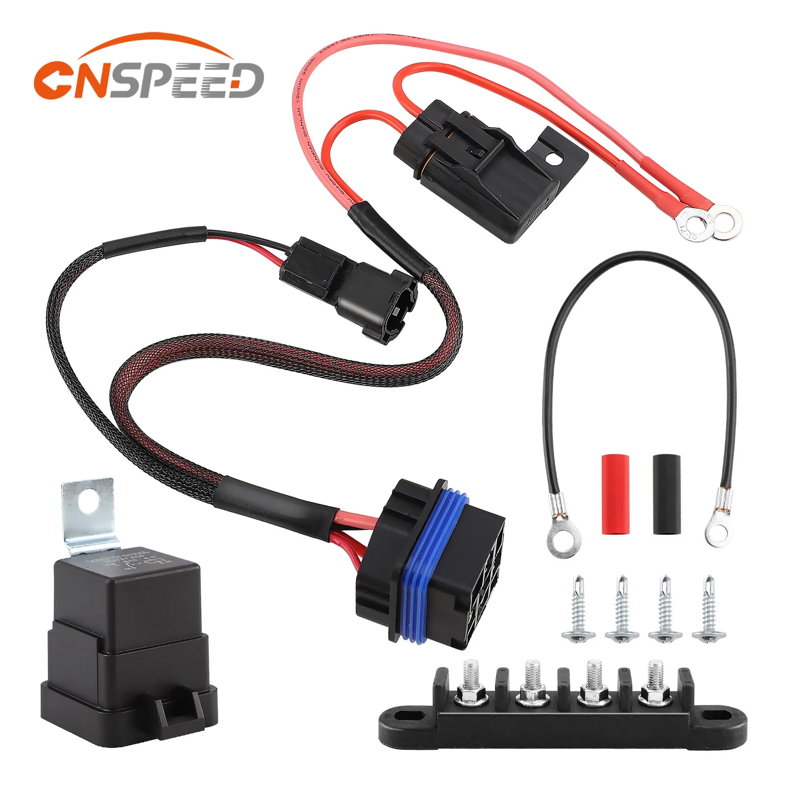 

Keyed Busbar Accessory Out 35A Plug and Play Professional Replace Easy Installation Durable for Honda Talon Accessories