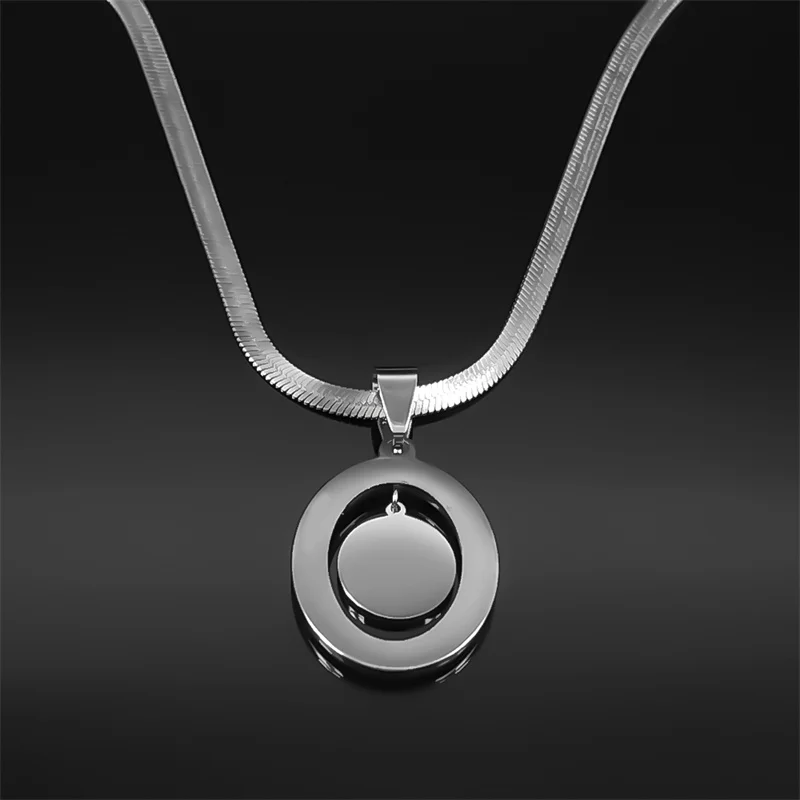 Комплект из колье и серёг нержавеющей стали