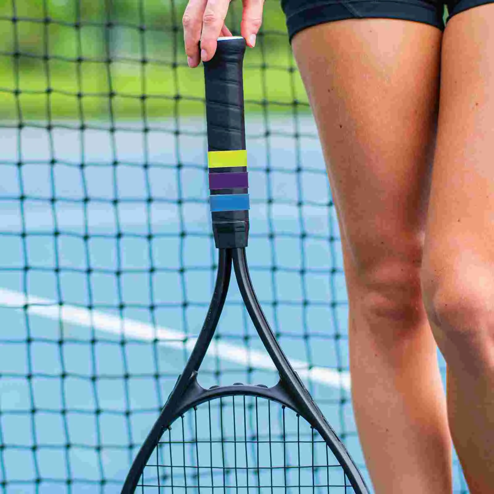 8-шт. противоскользящее кольцо для ракетки теннисные защитные приспособления