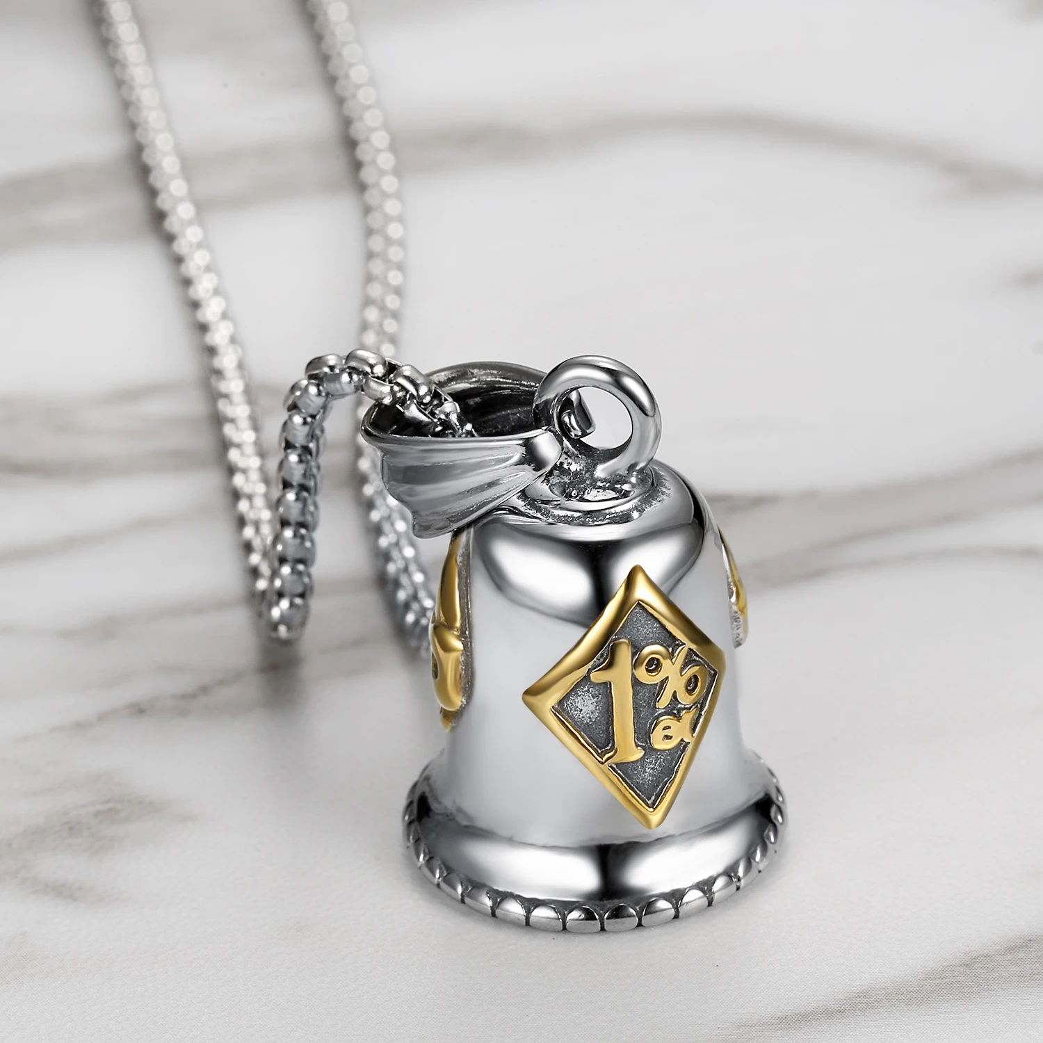 

Оптовая продажа, счастливый № 13 и 1% Er Guardian Bell, мотоциклетная модель, яркий подарок для мужчин и женщин