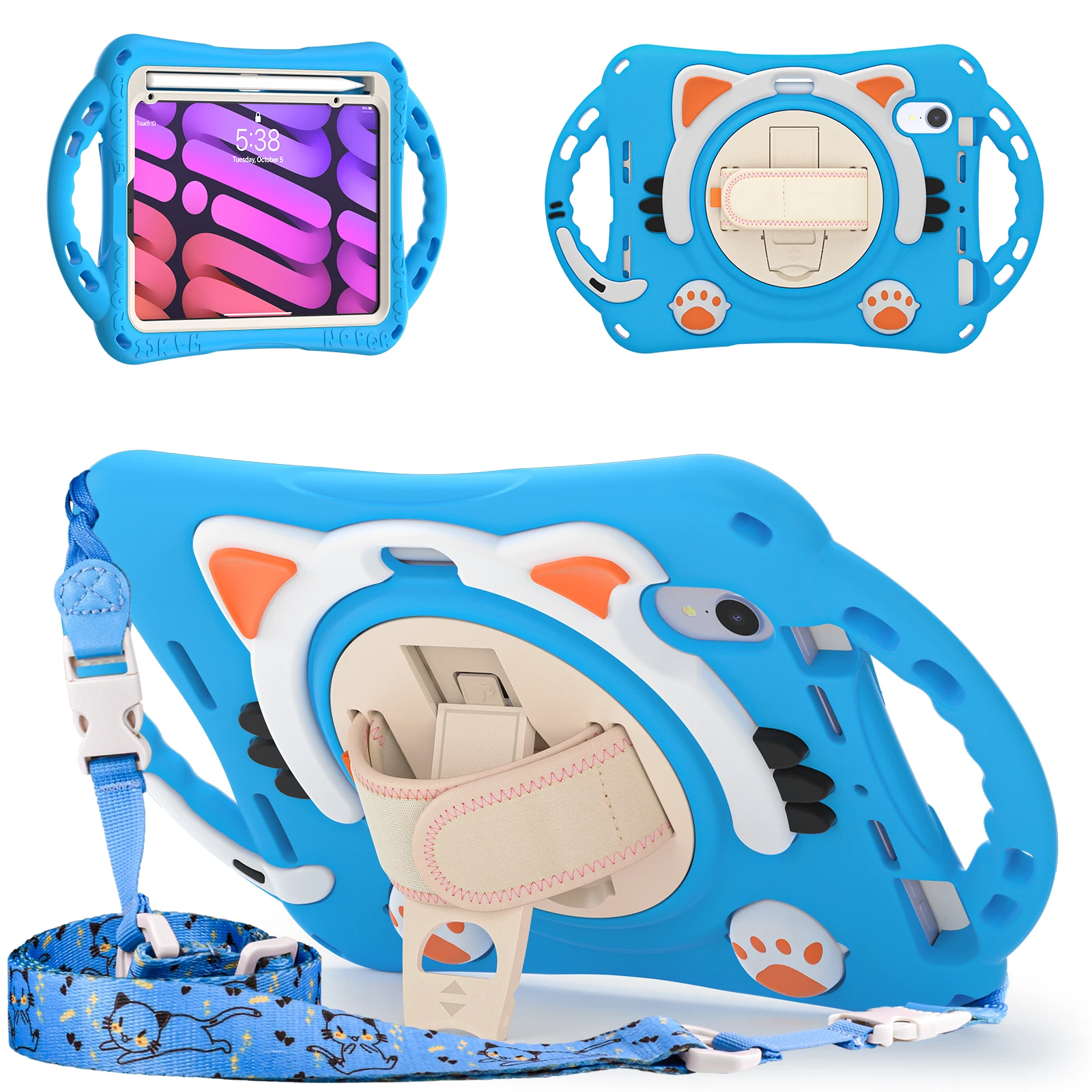 

For IPad Mini 6 Case for IPad 10.2 9th 8th Generation Tablet Cover IPad 9.7 6th Air 2 IPad Air 3 Pro 10.5 Mini 6 5 4 Smart Case