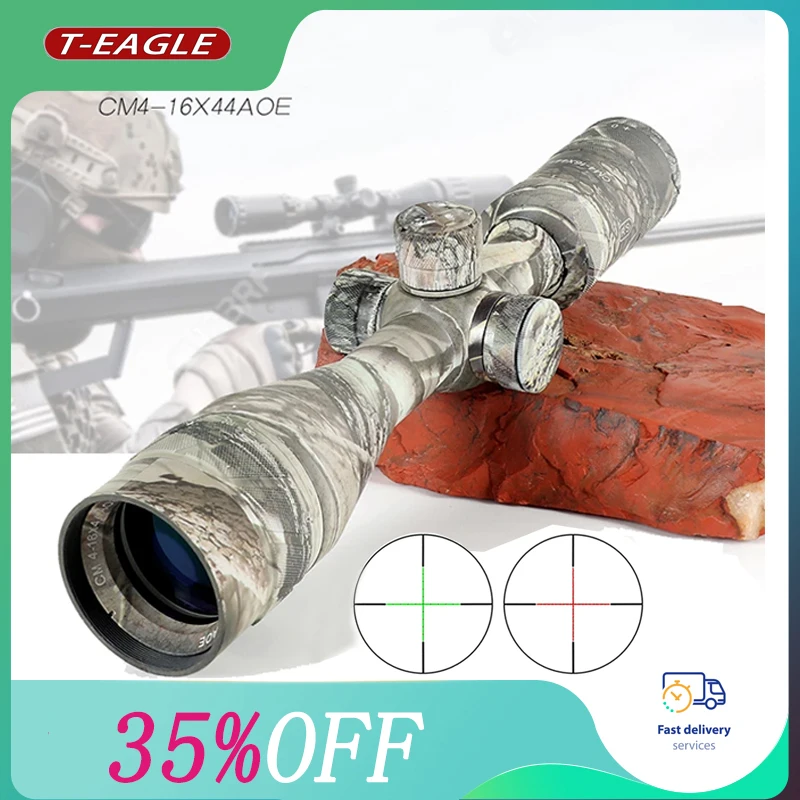 T-Eagle 4-16x44AOE Камуфляжный прицел дальнего действия оптическая Охотничья винтовка
