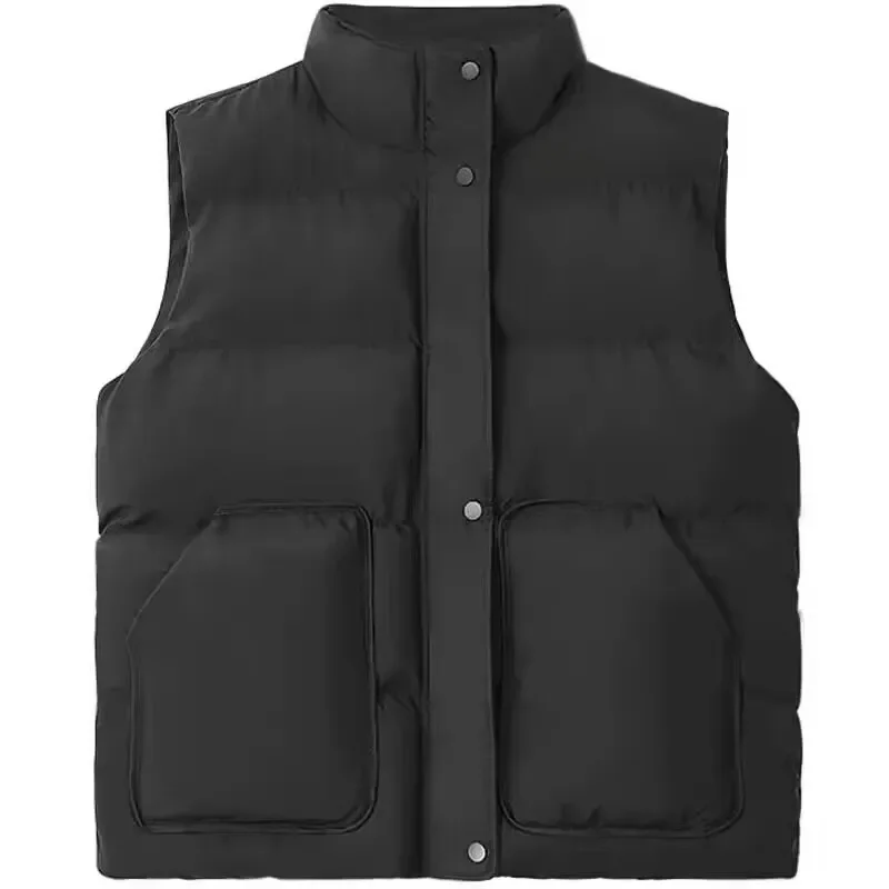 Женский укороченный жилет с хлопковой подкладкой Осень-зима 2024