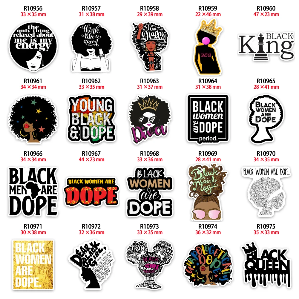 

30pcs Black Women Resin Printed Acrylic Fashion DIY Decoration