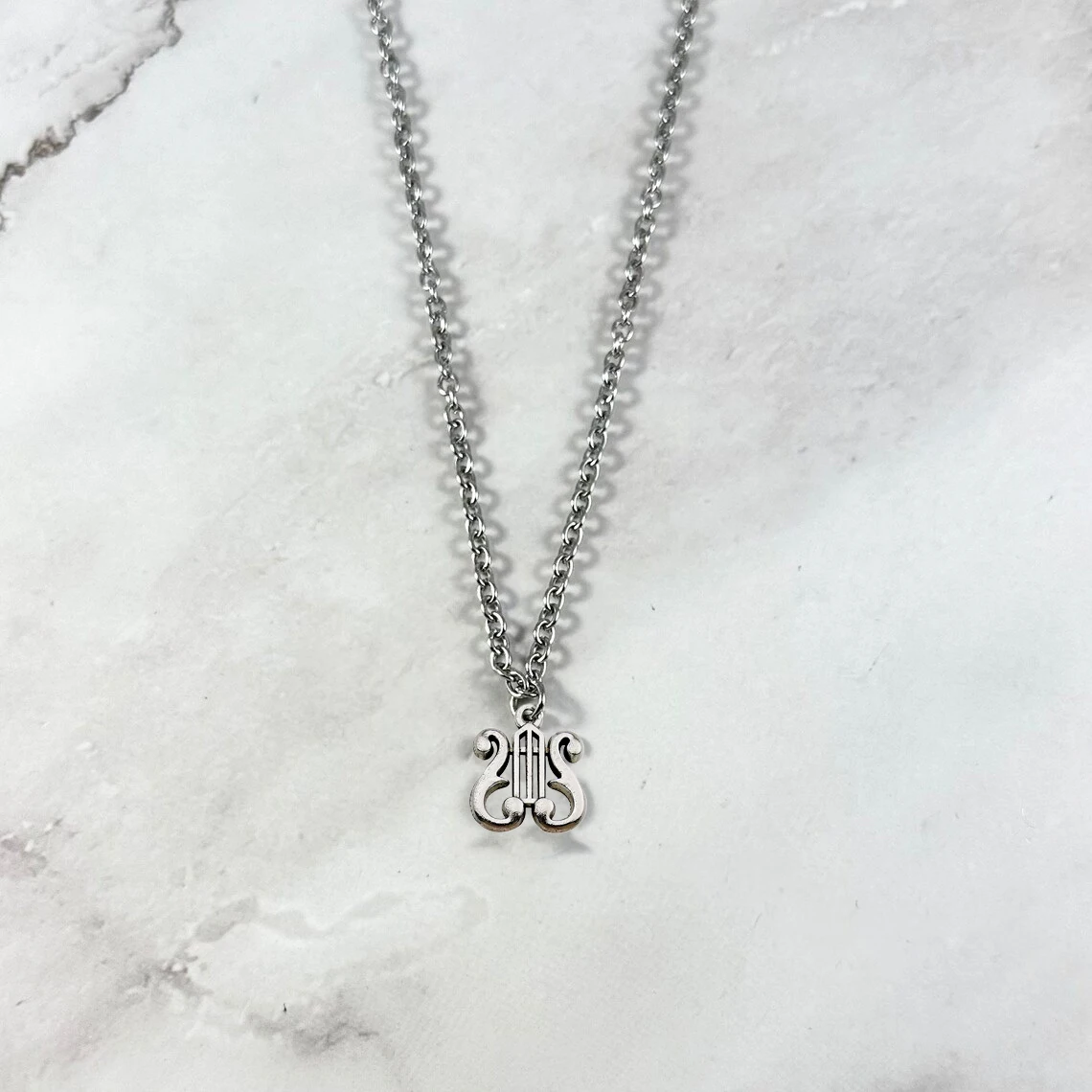 Колье Apollo's Lyre ручной работы | Ювелирные изделия Y2K греческой мифологии