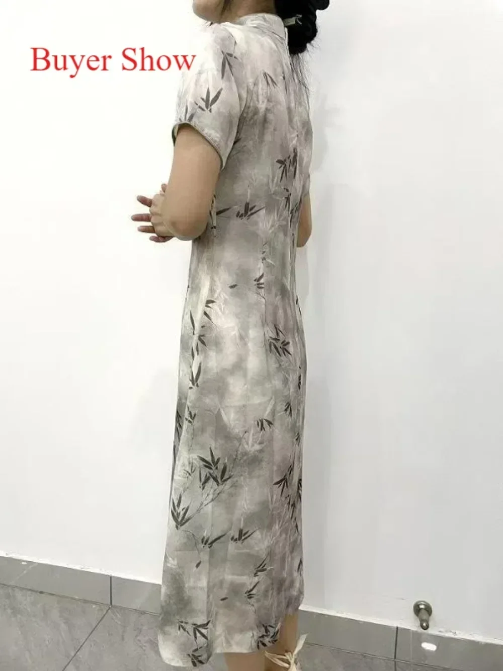 Женское винтажное платье Cheongsam для молодых леди улучшенное современное Ao Dai