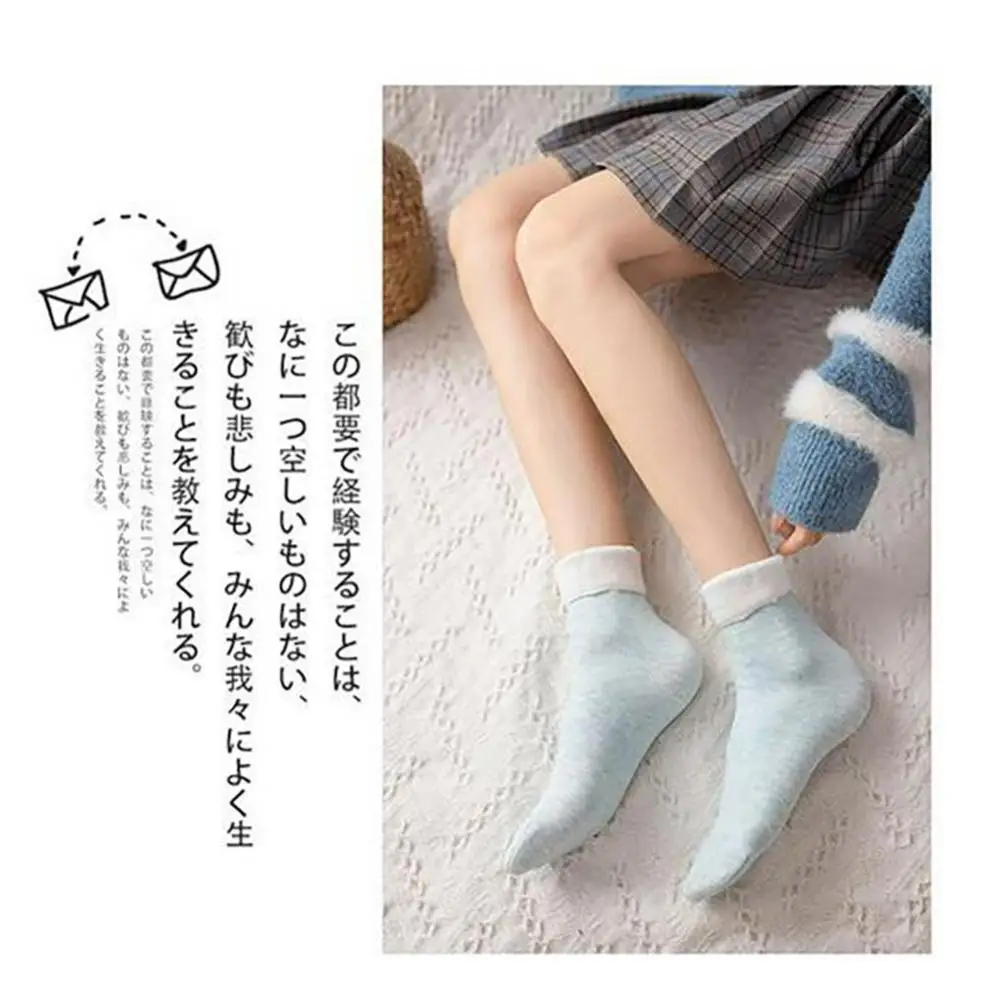 

Зимние плюшевые носки, зимние теплые носки для пола, унисекс, Короткие утолщенные хлопковые носки-полотенца для взрослых