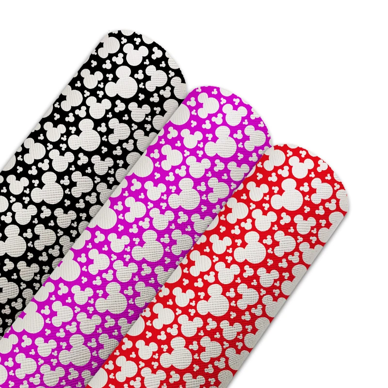 Рулон головы Минни Маус 20*134 см из искусственной кожи с принтом персонажа фильма