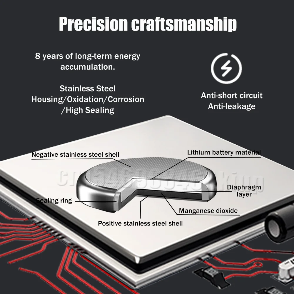 Литиевая кнопочная ячейка для компьютера автомобильных ключей материнской