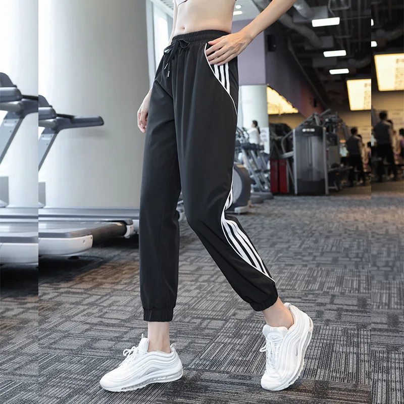 Women Running Sweatpants Femme Loose Athletic Training Pants Outdoor Jogging Sports Workout Trousers