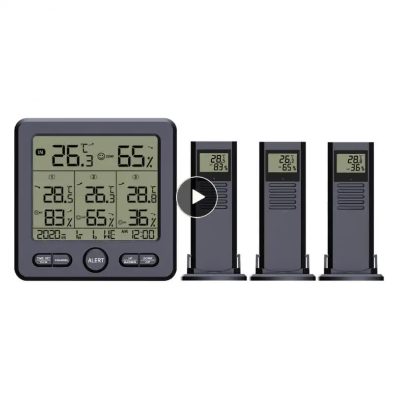 

Weather Station Accurate Thermohygrometer Reliable Wifi Thermohygrometer Calibration Function Temperature Meter