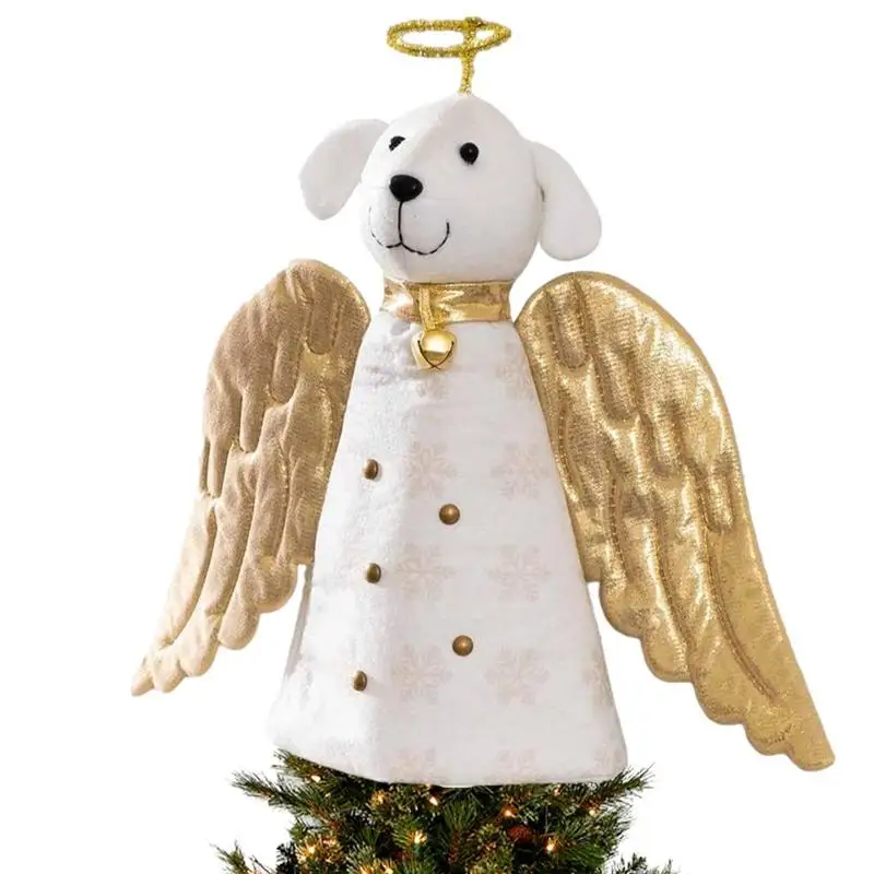 

Рождественский чудо золотистый Ангел собака ArtisanTree Topper подвесной Рождественский сувенир полезные фотообои для домашнего декора гостиной