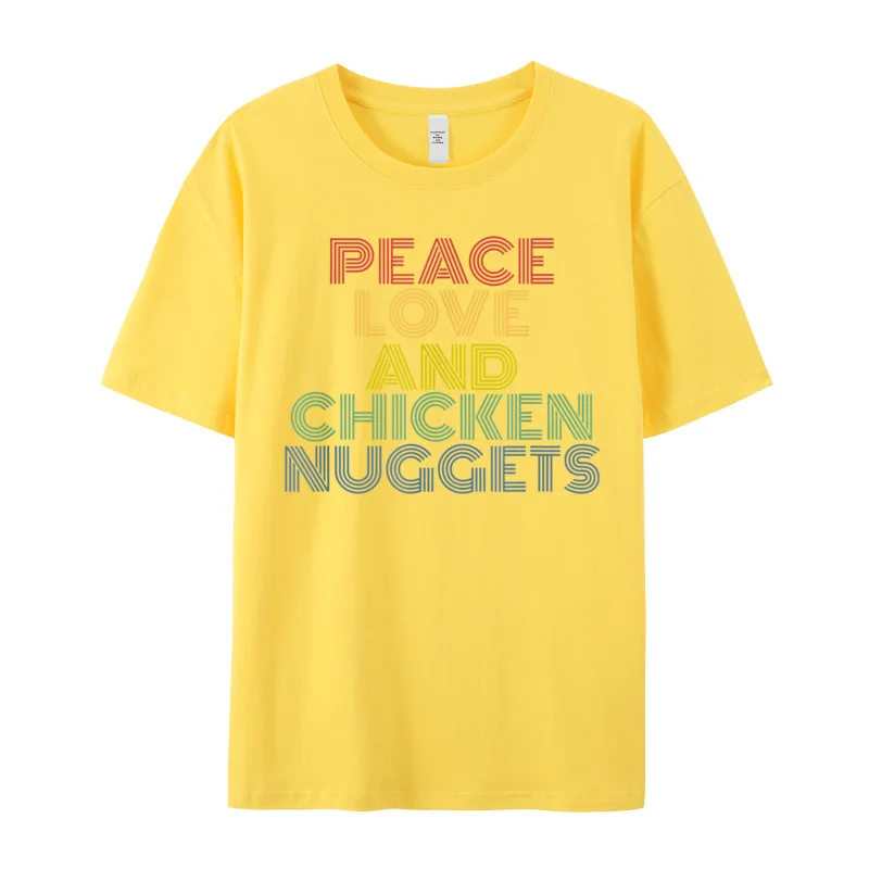 Мужские футболки Normal Peace ove And Chicken Nuggets со скидкой рождественские топы и с