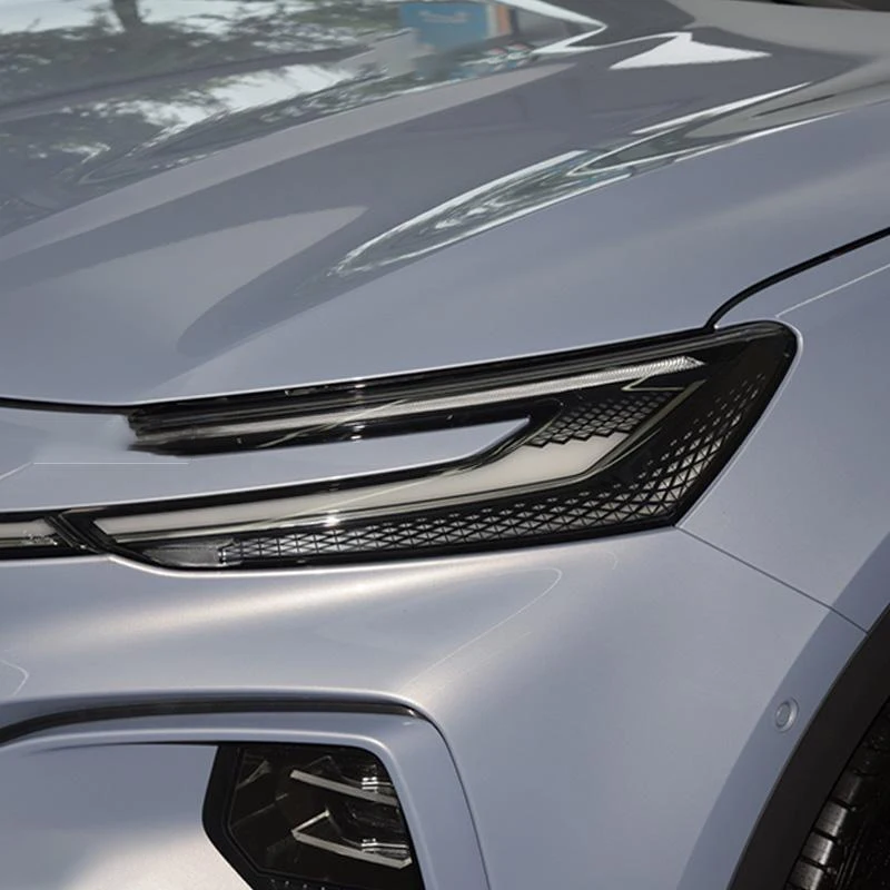 Автомобильные передние фары дымчатый черный цвет наклейка для ремонта от