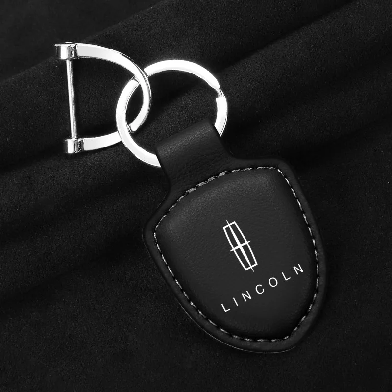 1 шт. кожаный односторонний рабочий ремешок с принтом автомобильный брелок для