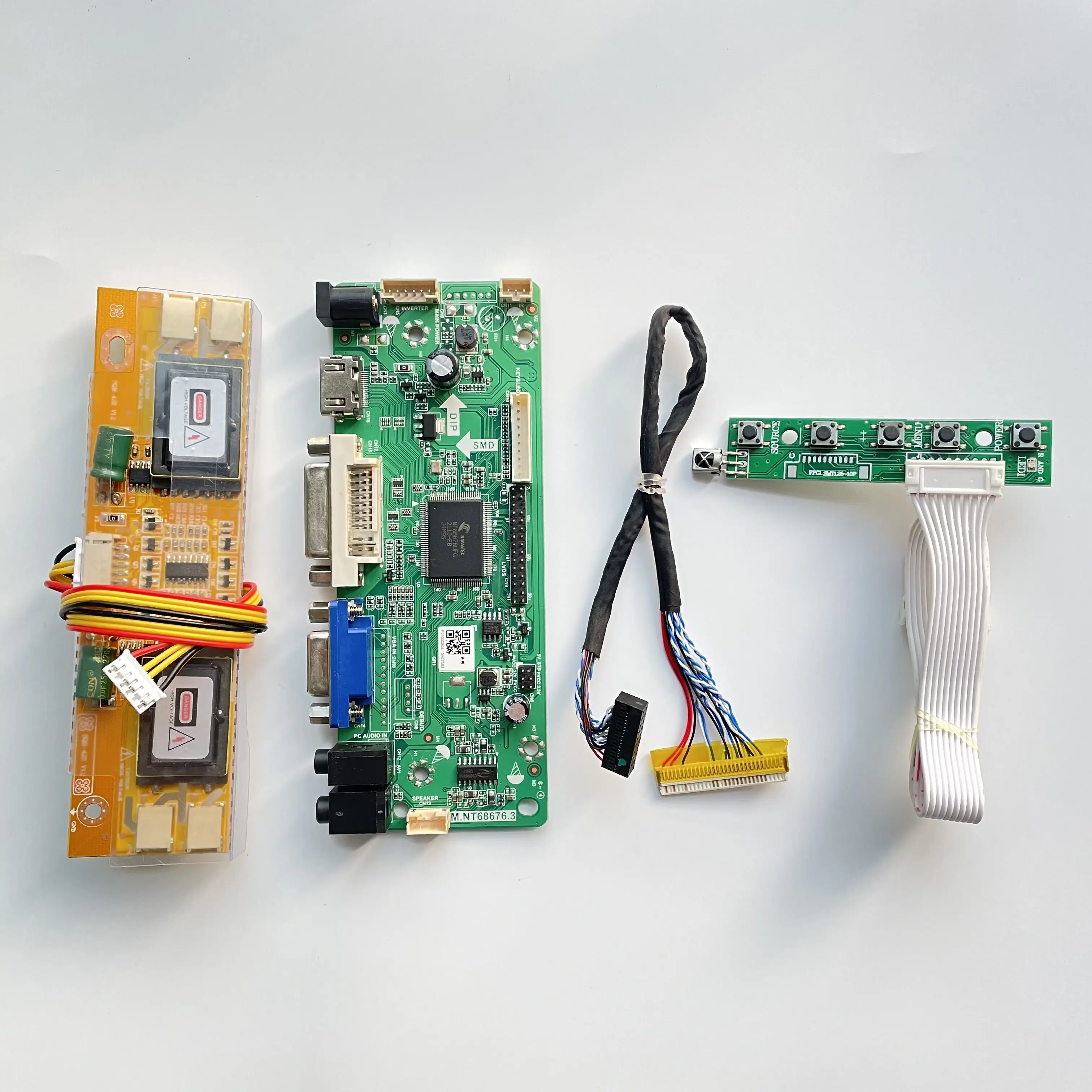 

Kit for LM190WX1(TL)(D1) LM190WX1 TL 1440x900 DIY 30pin HDMI+DVI+VGA LCD Audio Controller Board 4 Lamp or 2 lamp Panel