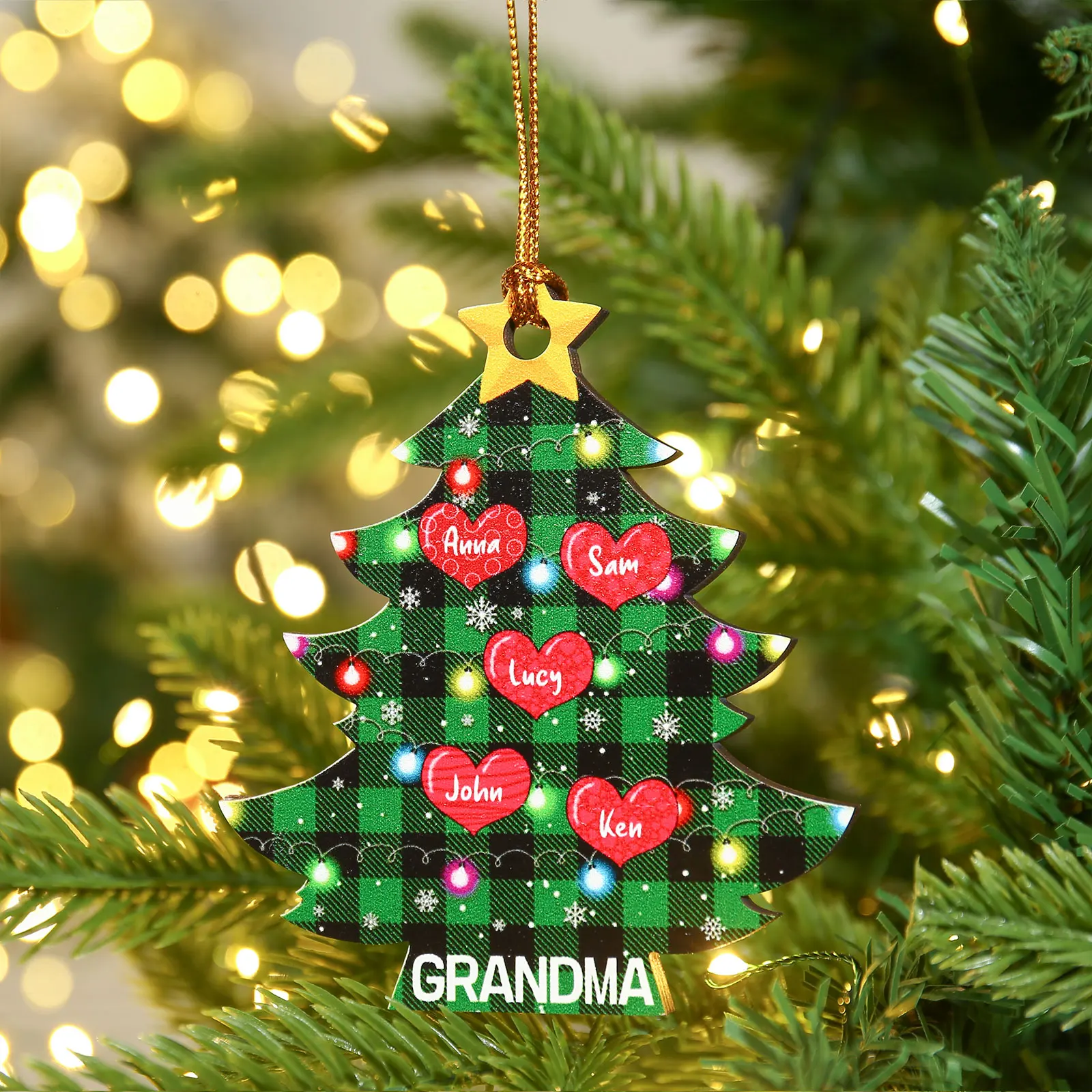 

Персонализированные рождественские украшения 3-10, подвеска с гравировкой имени, подарки на Рождество 2023 года