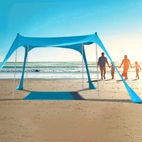 best sell sunshade beach tarp tent portable lycra camping canopy shed summer sun protection fishing windproof rainproof awning