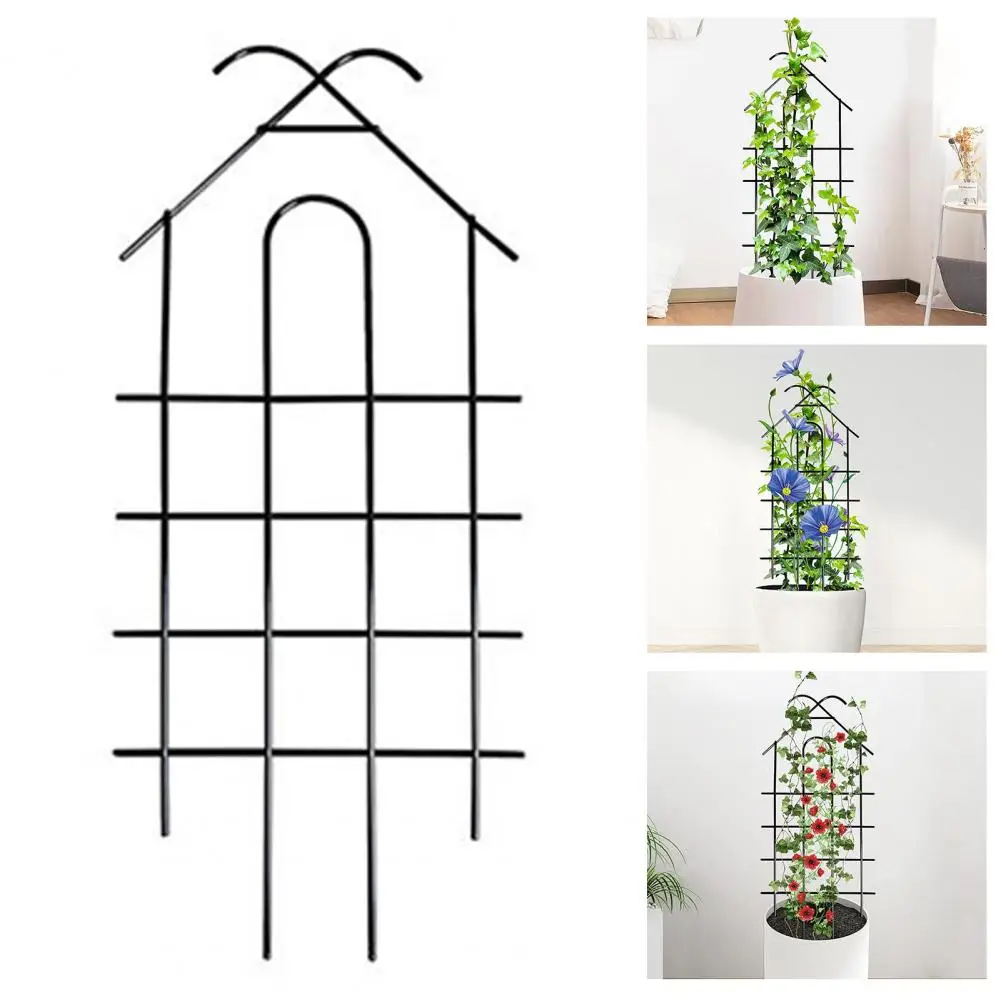 

Outdoor Plant Display Trellis Sturdy Metal Garden Trellis for Climbing Plants Indoor Outdoor Plant Support Stand for Potted