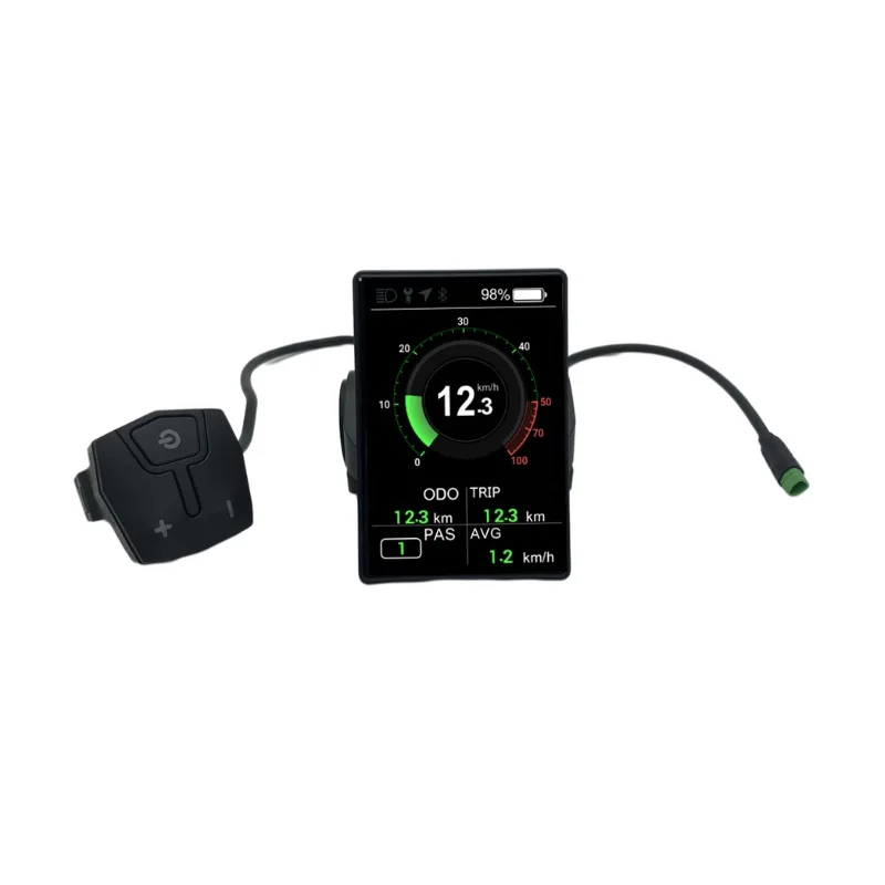 7 языков Bafang Mid двигатель Bluetooth дисплей EB04 ЖК-Навигационный инструмент UART/CAN для M 400