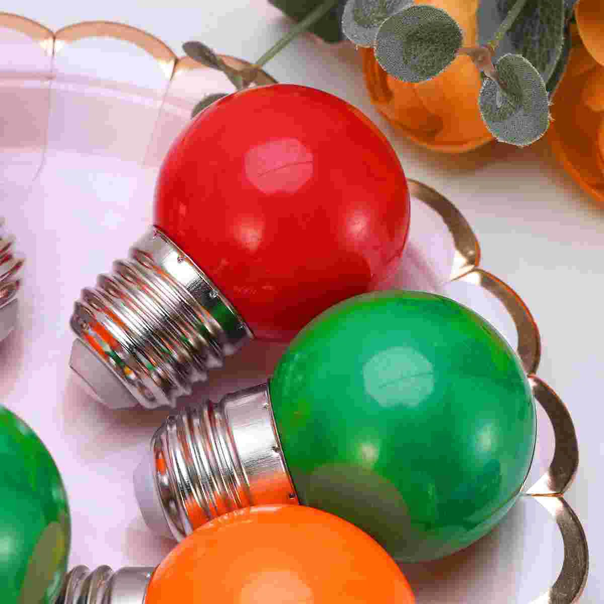 

10pcs Bulb Lamp Small Colored Durable Bulb Lamp Bulb Light for Festival Christmas