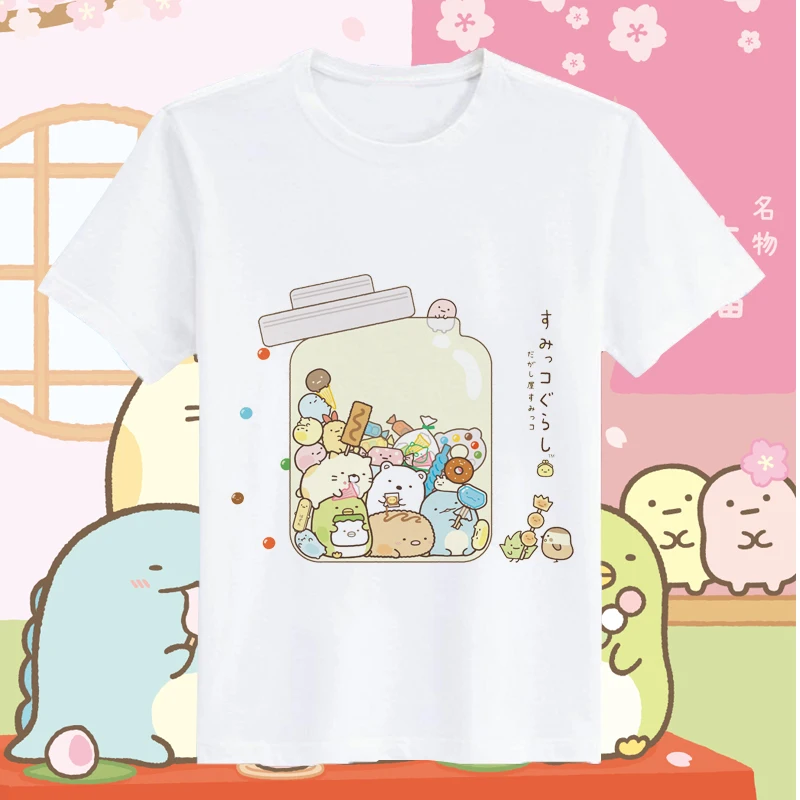 

Sumikkogurashi Aesthetic Clothes Kawaii Clothes Graphic T Shirts Tops Sweethearts Outfit Clothes Women Clothing Women