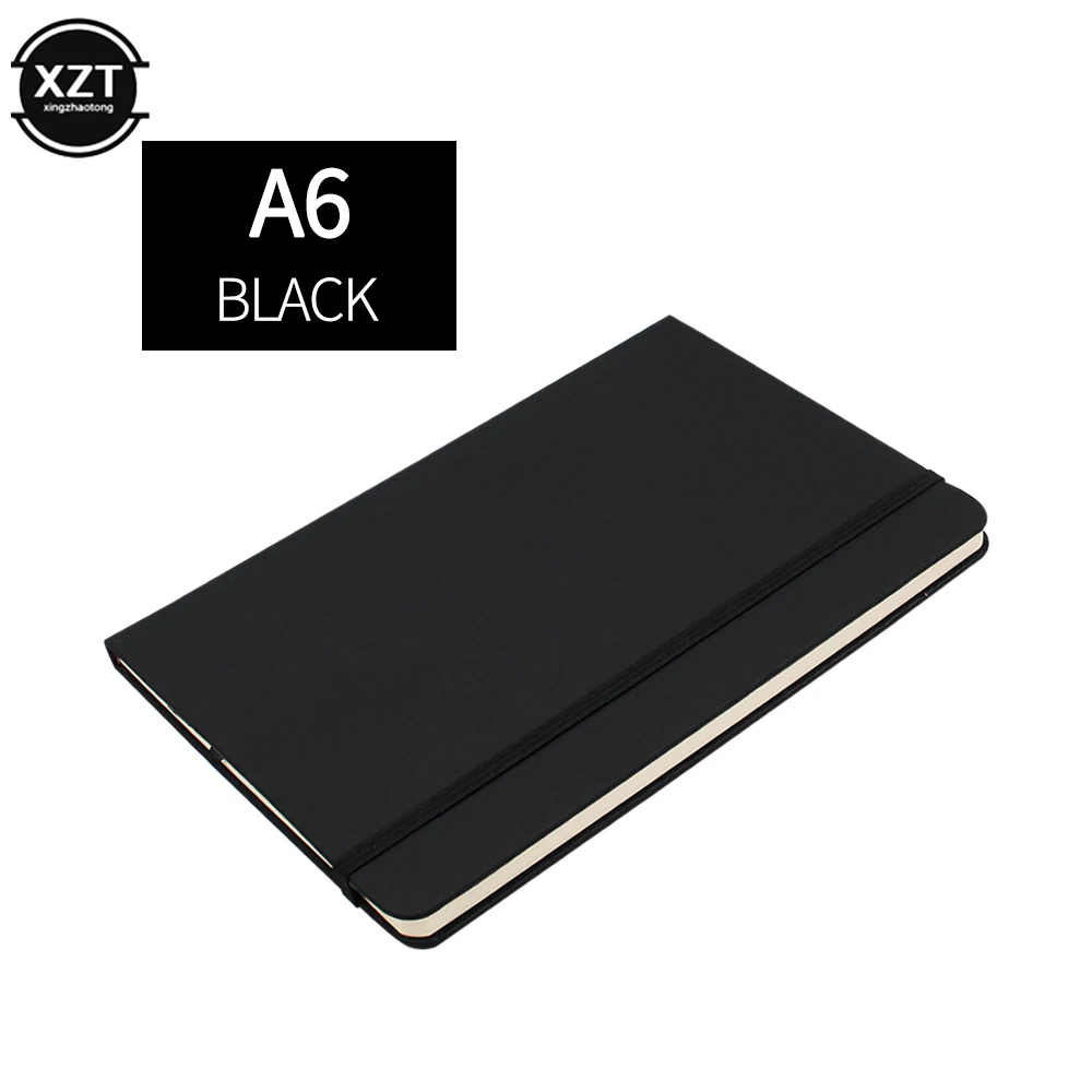 

Study Business Notebook Marker Meeting Lines Color Solid Faux Office Leather Supplies Notebook With