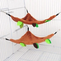 cute plush cotton hamster hammock hammock for rats rodent small animal guinea pig ferret double layer nests pets supplies