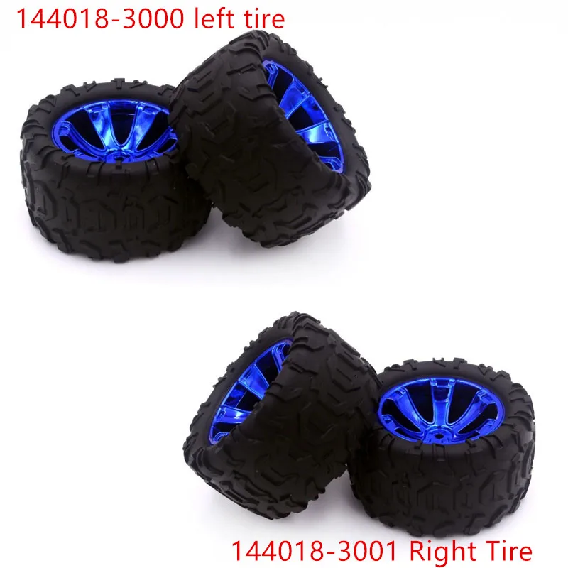 Wltoys 144018 144002 Запчасти для радиоуправляемых автомобилей 144018-3000 левая шина/144018-3001