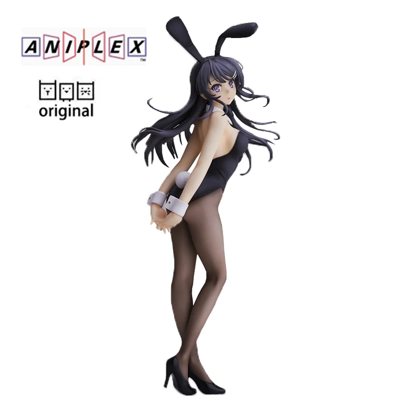 

ANIPLEX+ Original Genuine Sakurajima Mai Rabbit Girl 1/7 Anime Figure Action Kawaii Doll Collectible Toys 23.5Cm