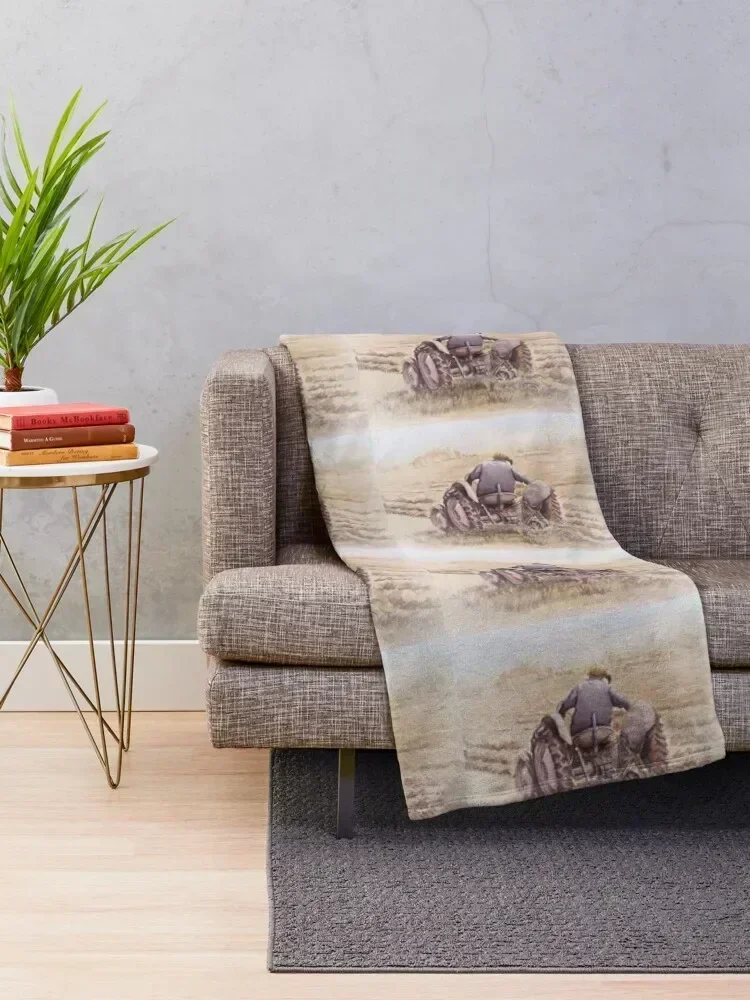 Fergie the маленький серый трактор роскошное дизайнерское одеяло из фланелевой ткани