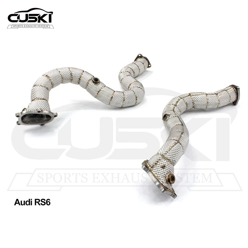 CUSKI канальная труба для AUDI S6 S7 RS6 RS7 C7 2013-2015 4 0 T высокая пропускная способность/с