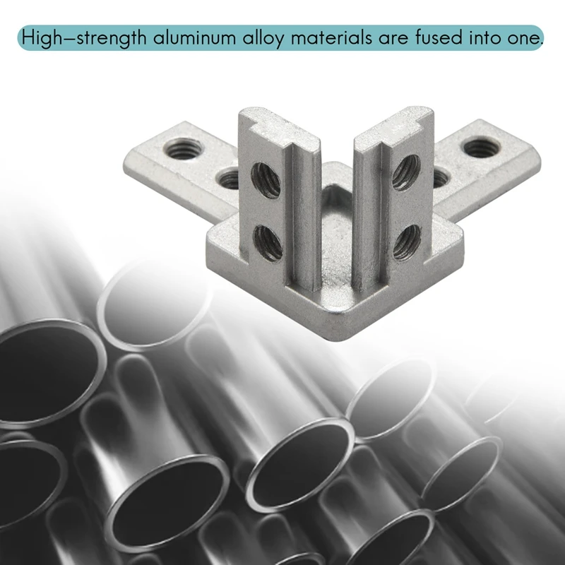 4 шт./упаковка 3-сторонний концевой угловой кронштейн серии 3030 с винтами для