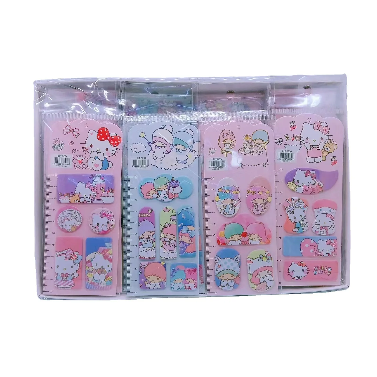 

Sanrios Littletwinstars Kuromi Cinnamoroll My Melody помпоны Пурины Hellokittys записная книжка ручной работы цветная Удобная наклейка