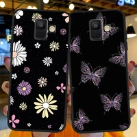 fashion butterfly daisy love mobile funda for samsung galaxy a5 a6 a7 a8 a10 a30 a40 a50 a22 a32 a72 a82 j7 j8 plus phone case