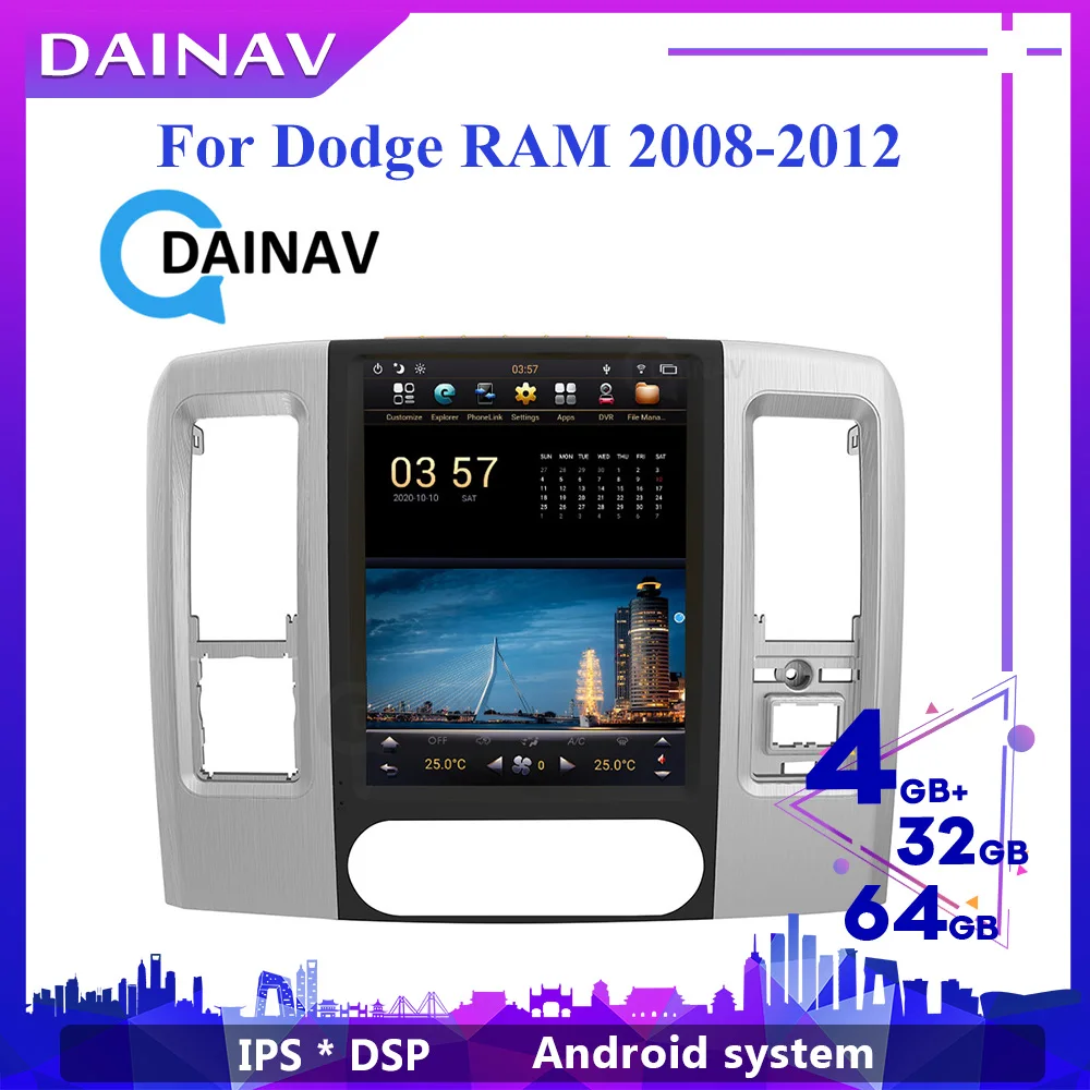 

Автомагнитола PX6, DVD-плеер, GPS-навигация, головное устройство для Dodge RAM 2008 2009 2010 2011 2012 2 Din, автомобильный стереоприемник
