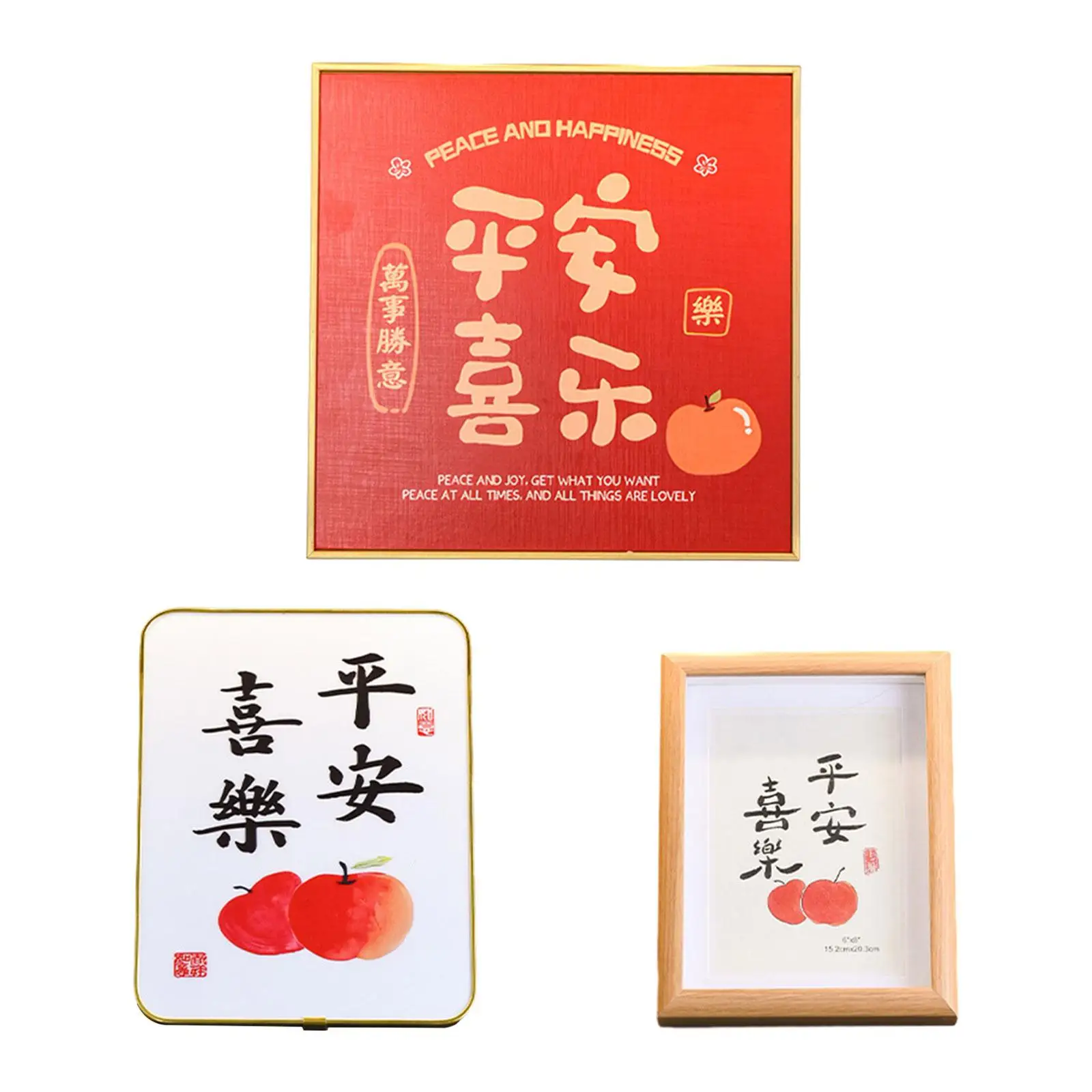 

Desktop Decoration Picture Frame Ornament Decorative Poster Photo Frame for Office Living Room Desktop Bookshelf Decoration